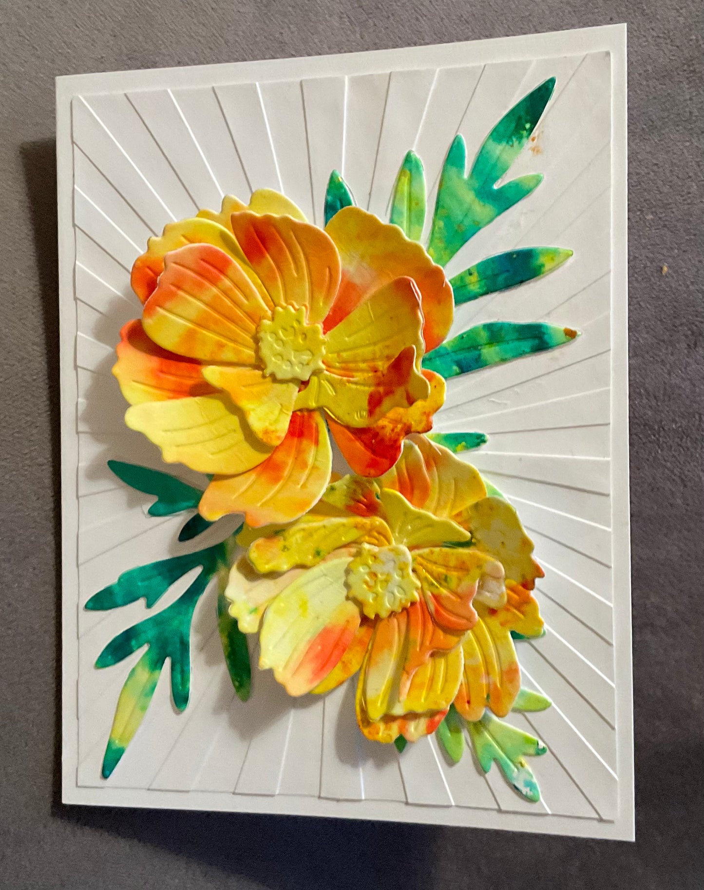 Yellow Sulfur Cosmos Flowers - F105