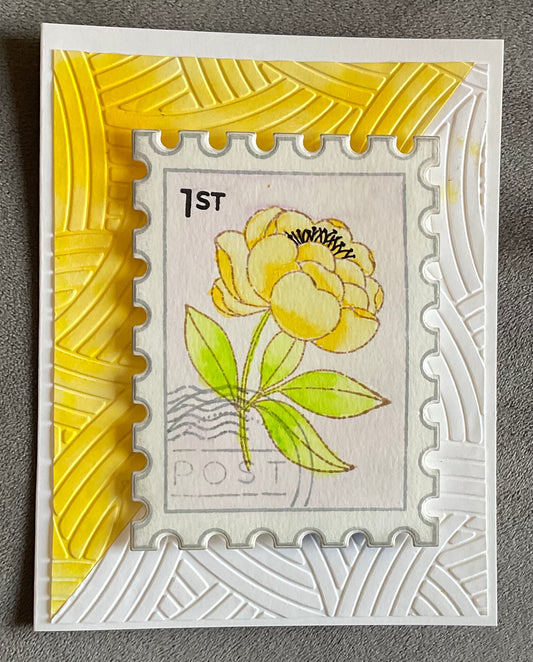 Watercolor Flower Stamp - F123