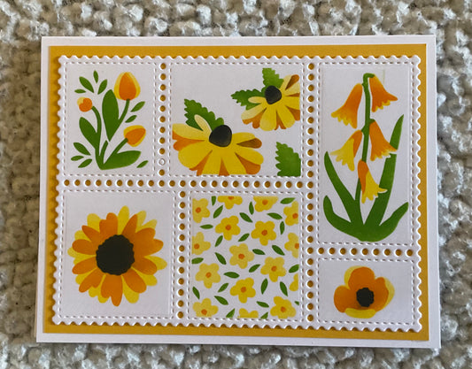 Watercolor Flower Stamp - F138